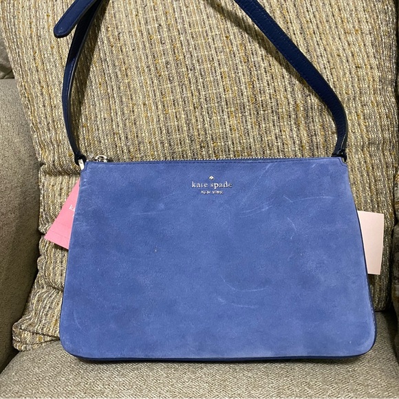 kate spade Bags Kate Spade Crossbody Purse Nwt Suede On One Side